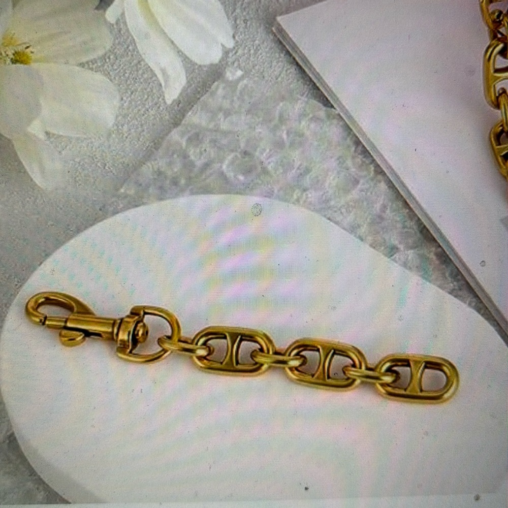Chain Antique gold-strap extender bag strap for shoulder bag-unbranded
